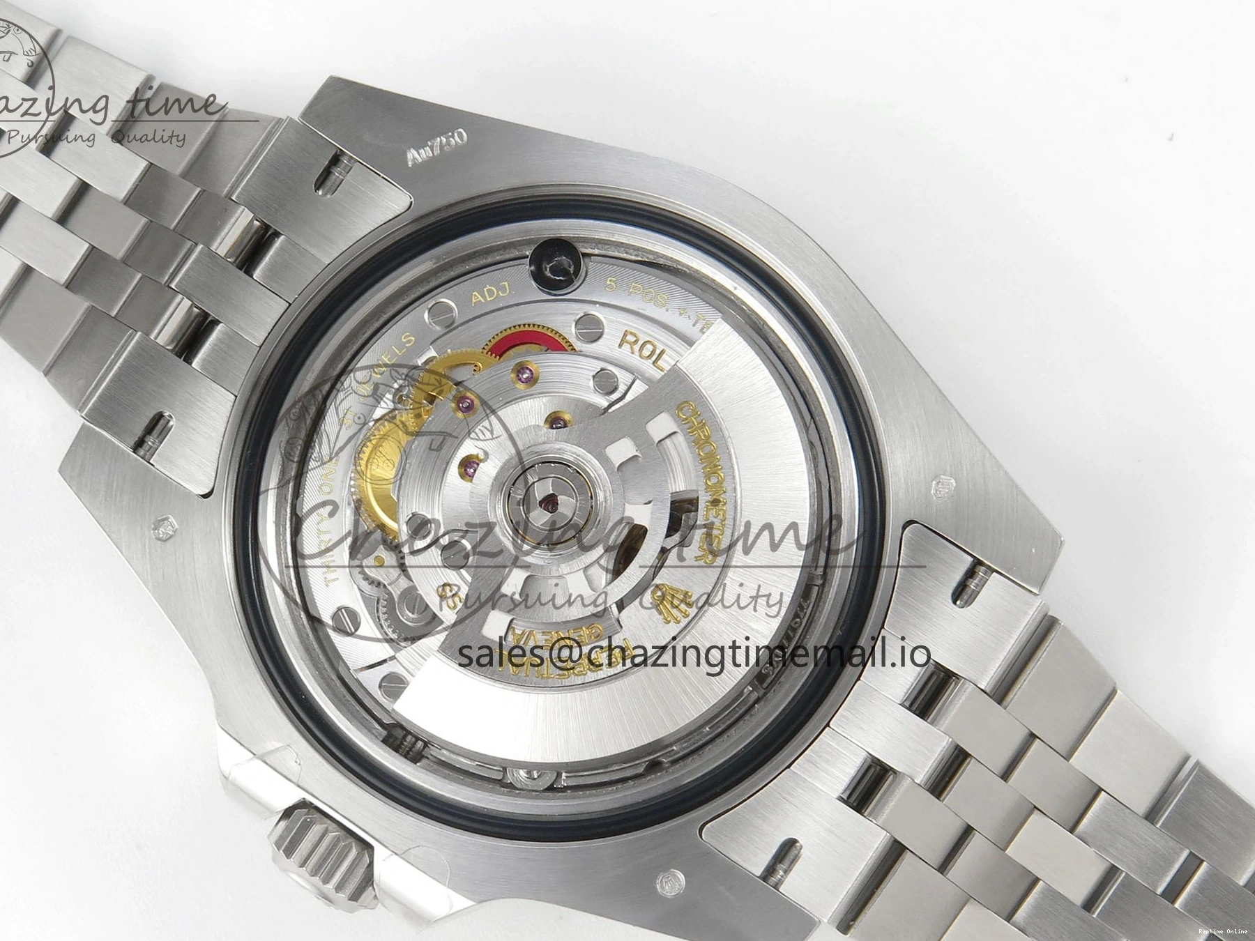 0207 Original GMT-Master II 126716 BLAKEN 904L 1:1 Best Edition Meteorite Dial on SS Jubilee Bracelet SH 177